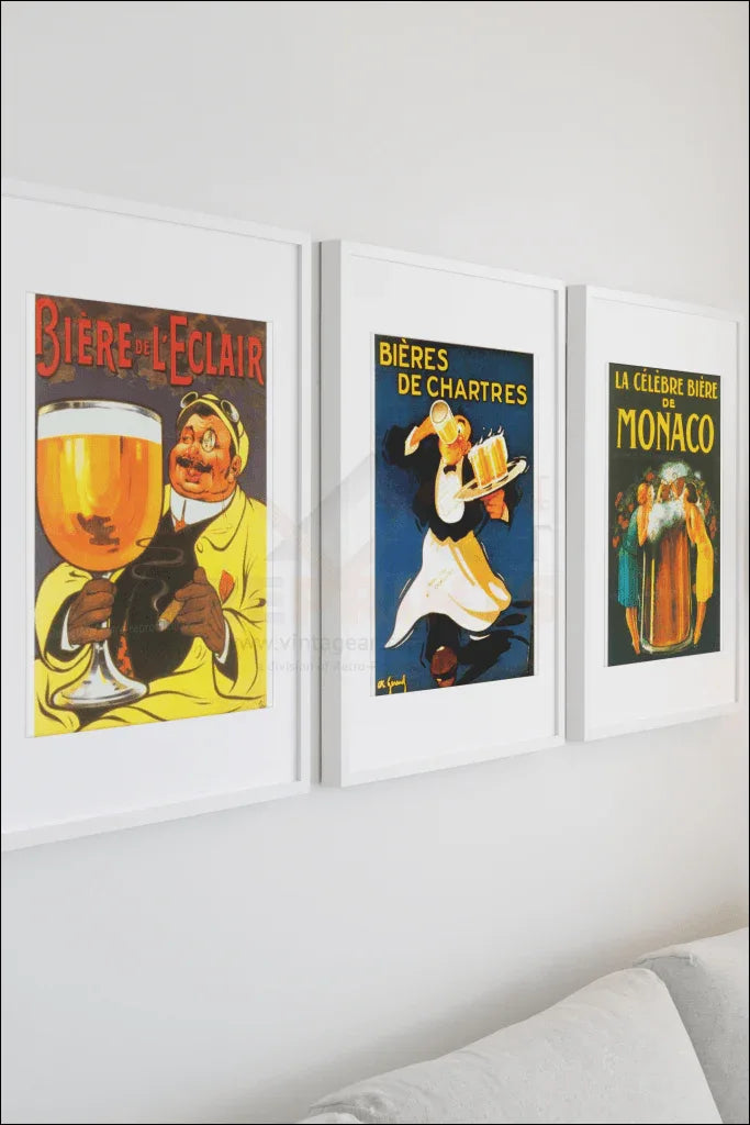 Biere de L'Eclair (Eclair Beer) - VINTAGEARTREPRINTS.COM