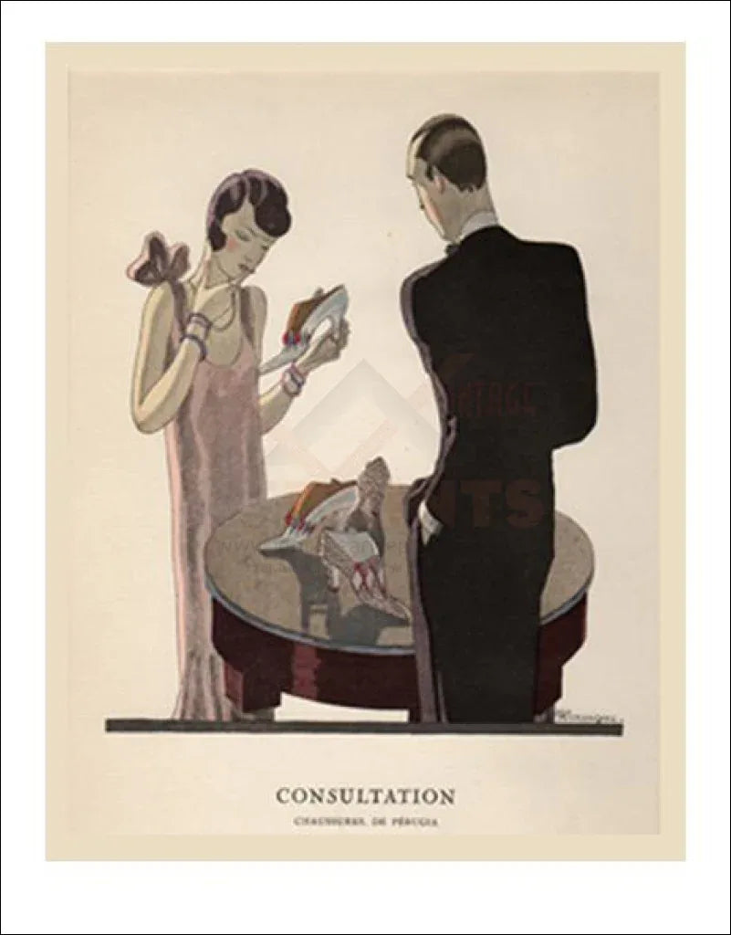 Shoes: Consultation - VINTAGEARTREPRINTS.COM