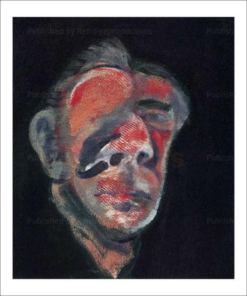 Art print Tete 2, 1961 - Francis Bacon - VintageArtReprints.com