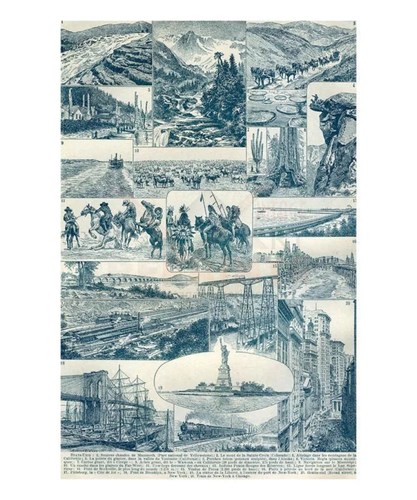 Wounded Knee Massacre in South Dakota, 1890 - VINTAGEARTREPRINTS.COM