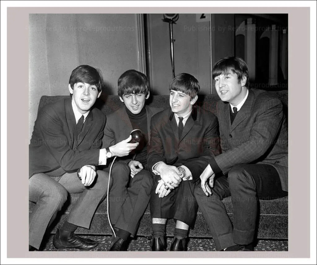Beatles 1965 Interview - VINTAGEARTREPRINTS.COM