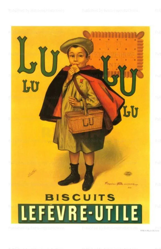 Lulu's Biscuits - VINTAGEARTREPRINTS.COM