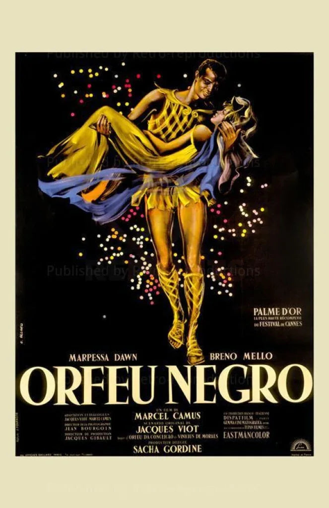 Black Orpheus - VINTAGEARTREPRINTS.COM