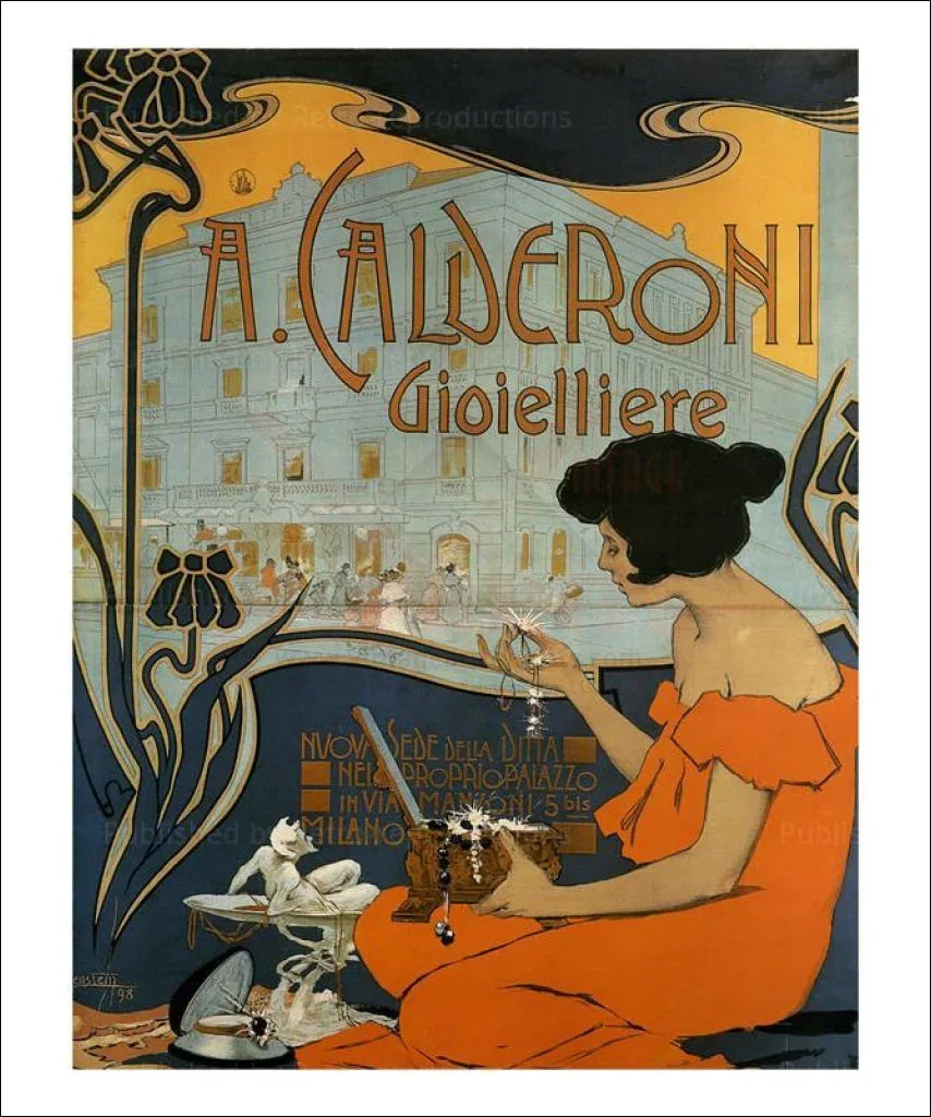A.done Calderoni Jeweler - VINTAGEARTREPRINTS.COM