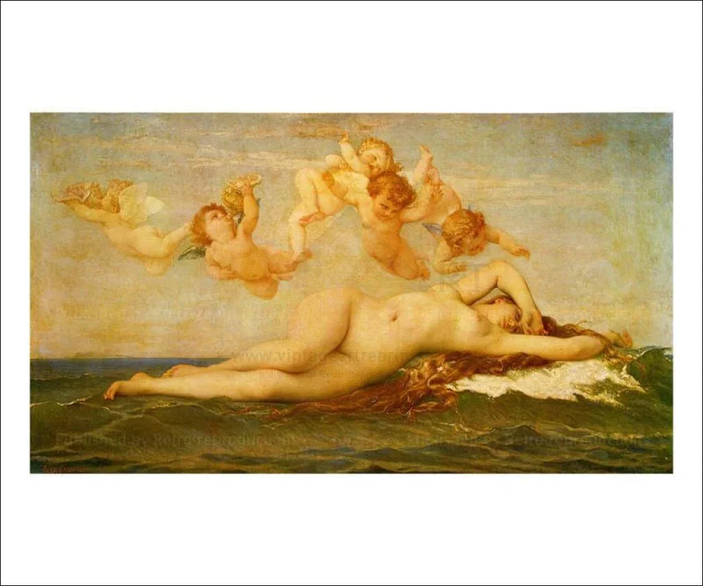 The Birth of Venus Alexandre Cabanel - VINTAGEARTREPRINTS.COM