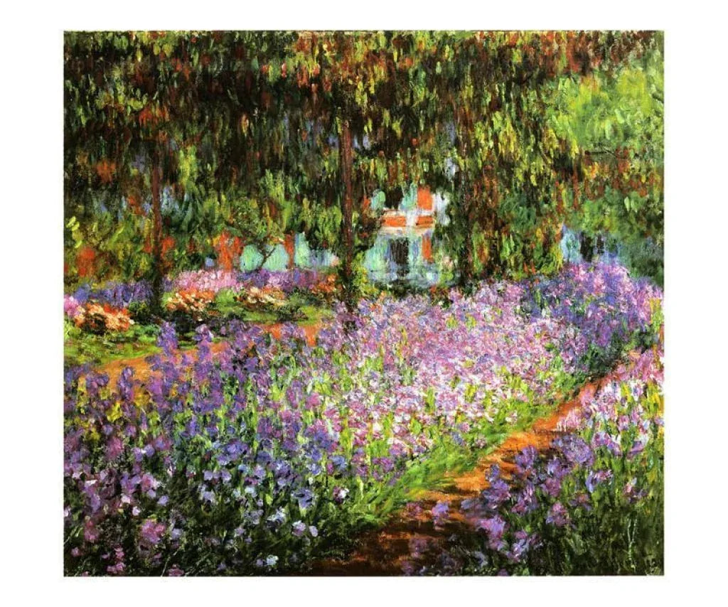Le Jardin de l'Artiste a Giverny, Claude Monet - VINTAGEARTREPRINTS.COM