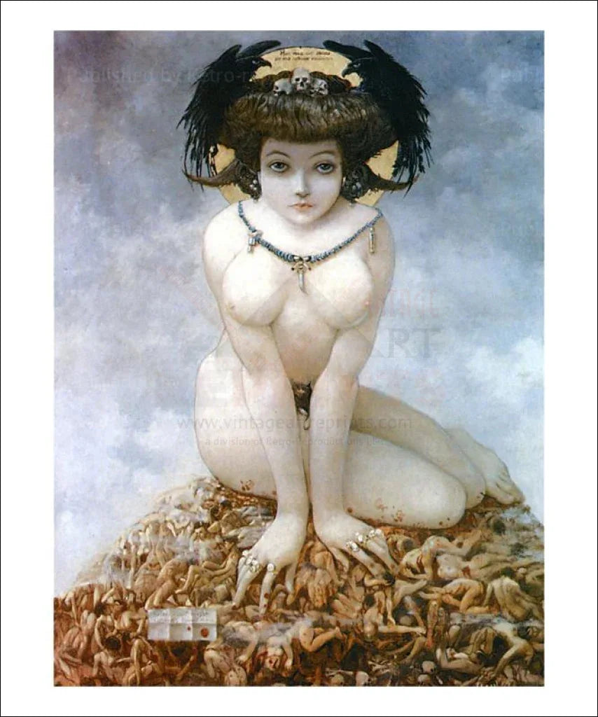 Elle, Gustave Adolph Mossa - VINTAGEARTREPRINTS.COM