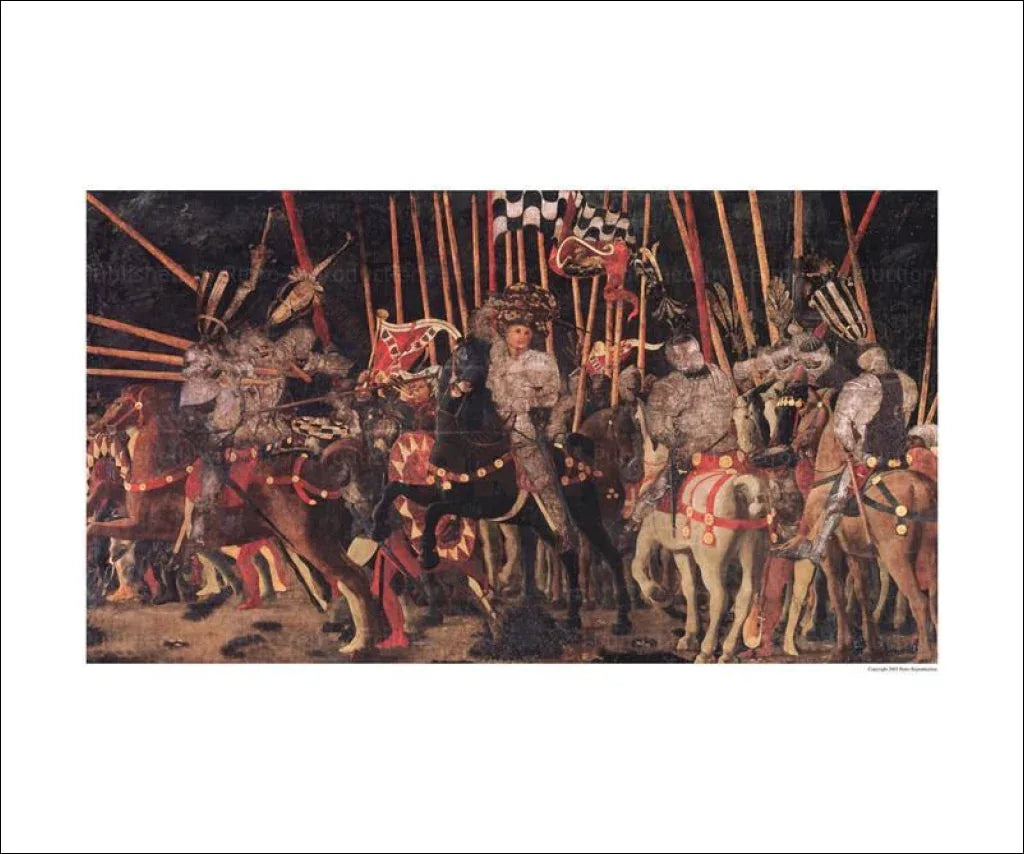 La Bataille de San Romano, Paolo Uccello - VINTAGEARTREPRINTS.COM
