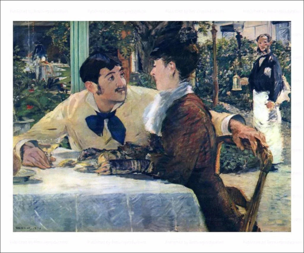 At Father Lathuille, Edouard Manet - VINTAGEARTREPRINTS.COM