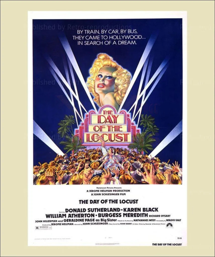 The Day of the Locust, dir. John Schlesinger - VINTAGEARTREPRINTS.COM