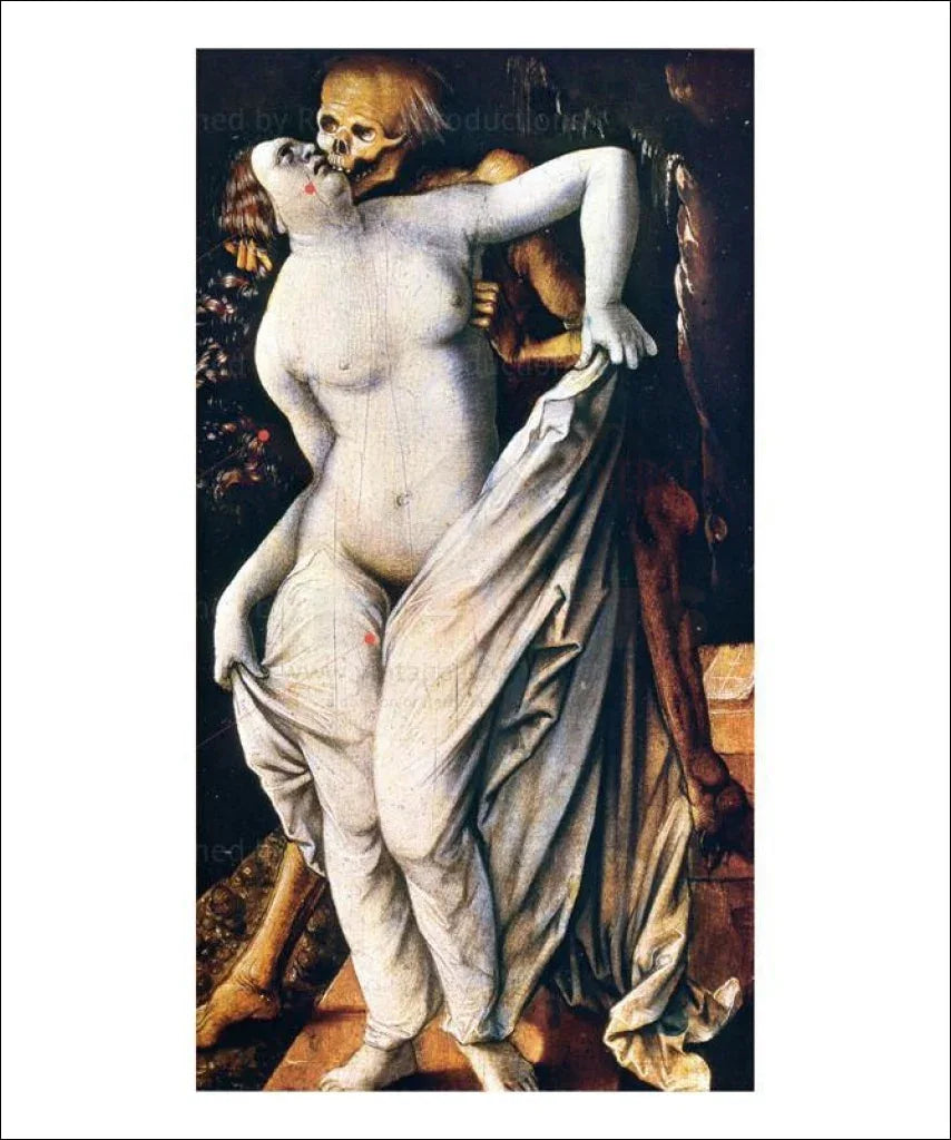 Death and a Woman, Hans Baldung Grien - VINTAGEARTREPRINTS.COM