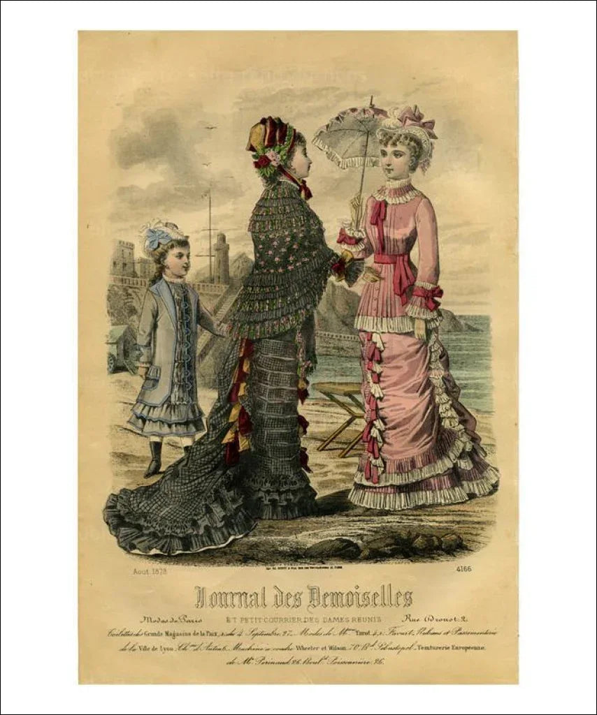 Demoiselles #4166 - VINTAGEARTREPRINTS.COM