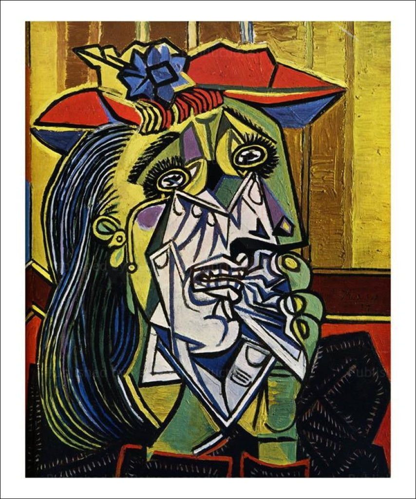 Femme qui Pleure - Vintage Art, canvas prints