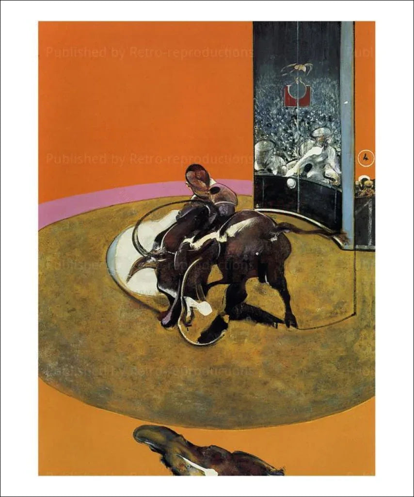 Study for Bullfight No. 1, 1969 - VINTAGEARTREPRINTS.COM