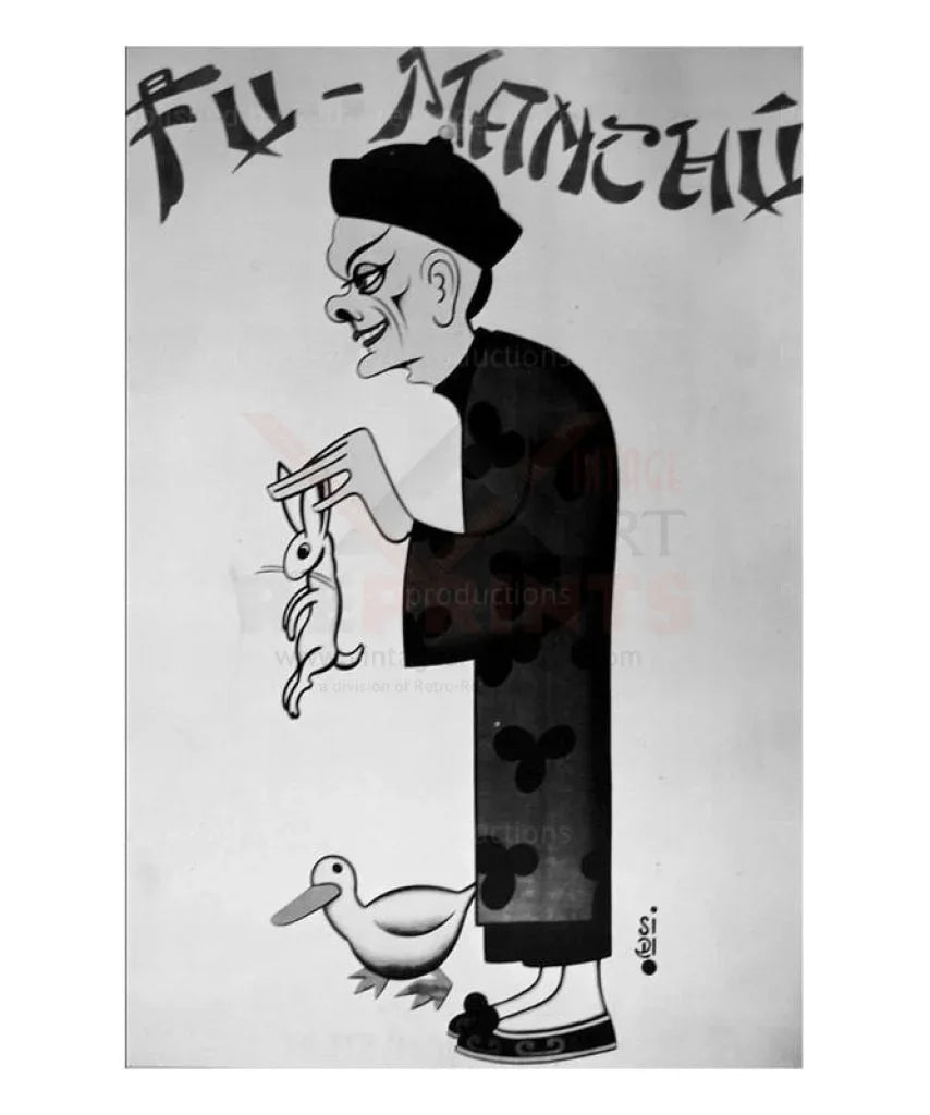 Fu Manchu, 1930 - VINTAGEARTREPRINTS.COM