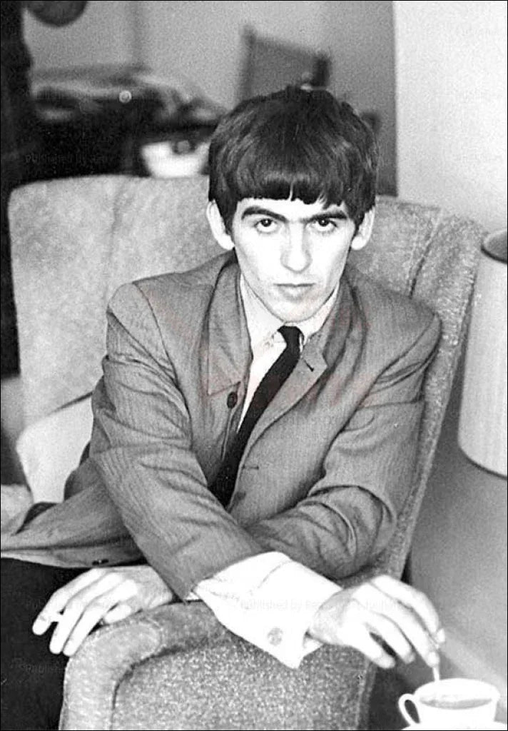 George Harrison Portrait - VINTAGEARTREPRINTS.COM