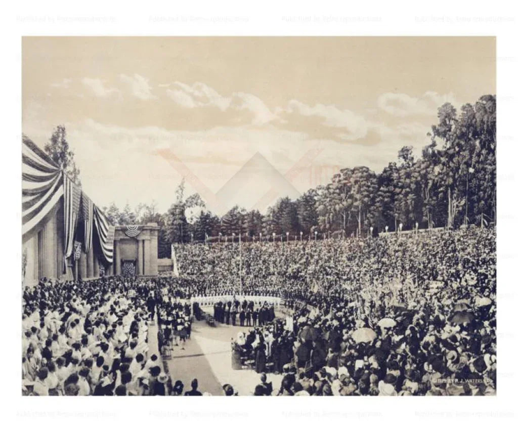 Hearst Greek Theater, Berkeley - VINTAGEARTREPRINTS.COM