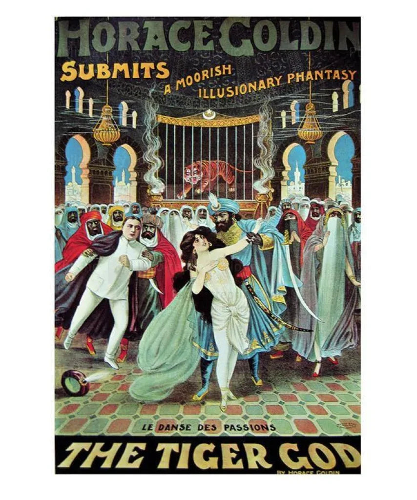 Horace Goldin: The Tiger God, 1920 - VINTAGEARTREPRINTS.COM