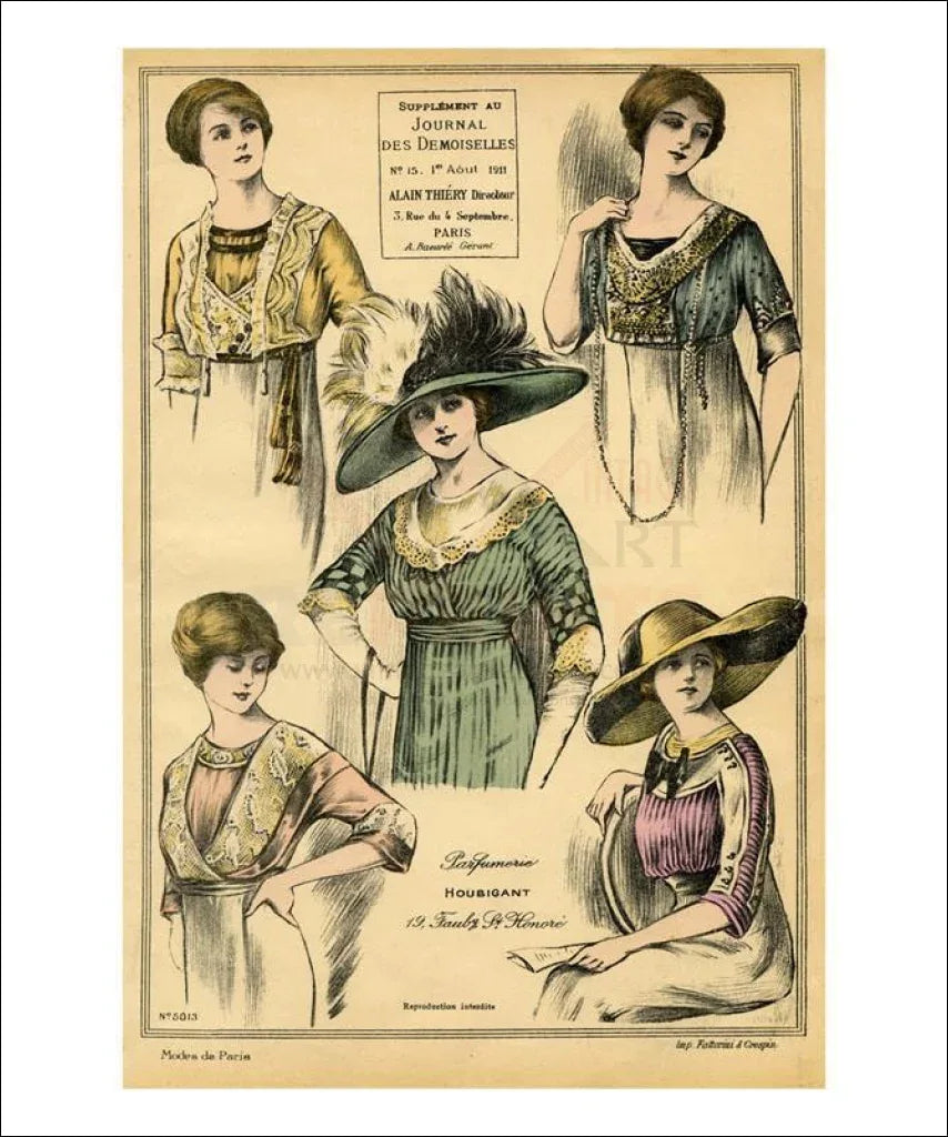 Houbigant 5013 - VINTAGEARTREPRINTS.COM