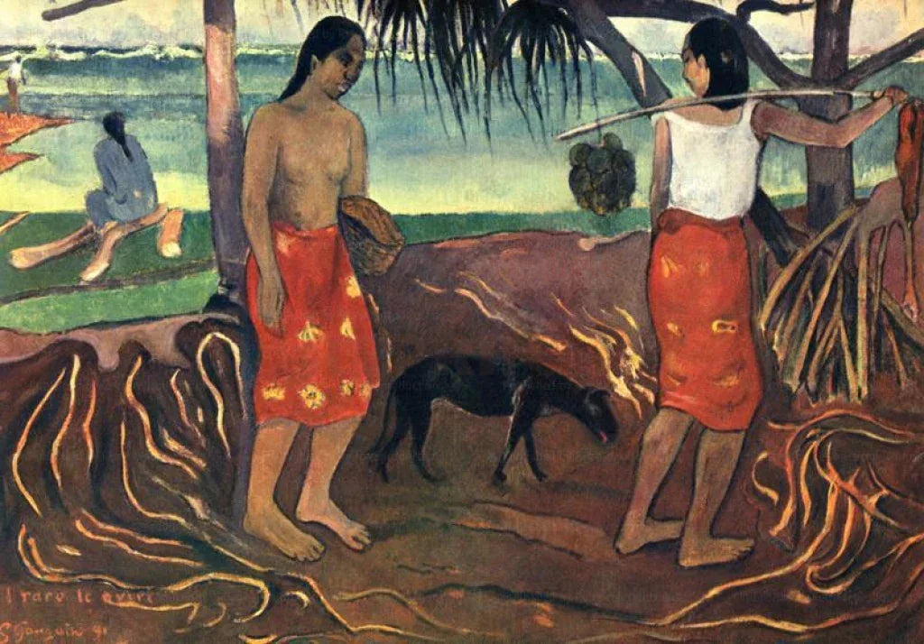 Eugene Henri Paul Gauguin I raro te Oviri - VINTAGEARTREPRINTS.COM