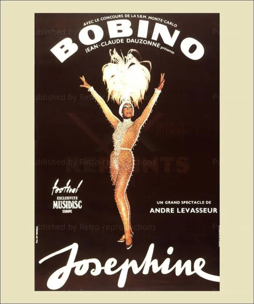 Josephine Baker - VINTAGEARTREPRINTS.COM