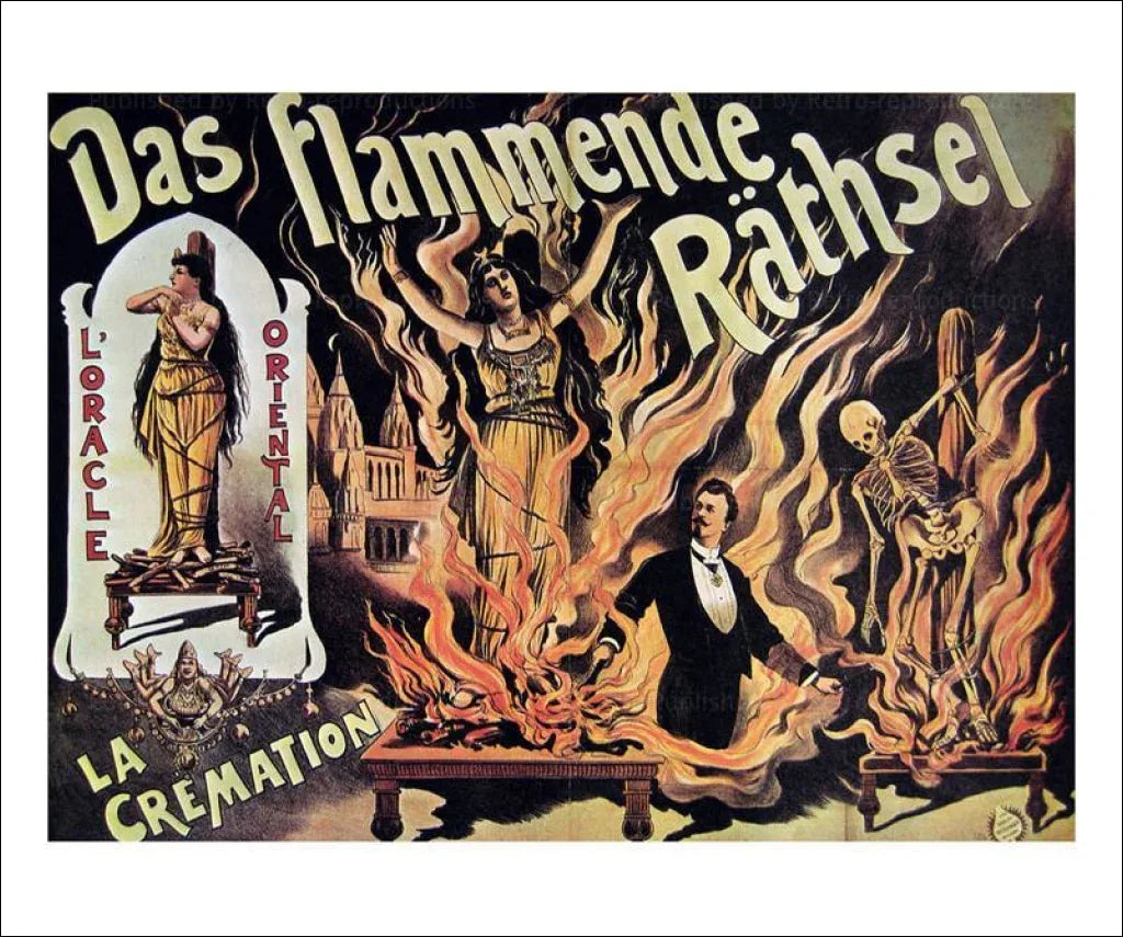 Adolph Friedlander: The Cremation, 1895 - VINTAGEARTREPRINTS.COM