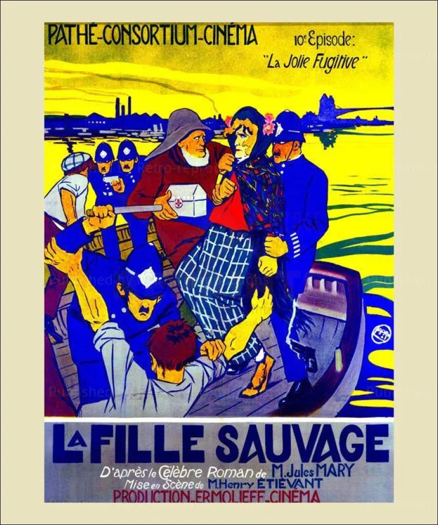La Fille Sauvage - VINTAGEARTREPRINTS.COM