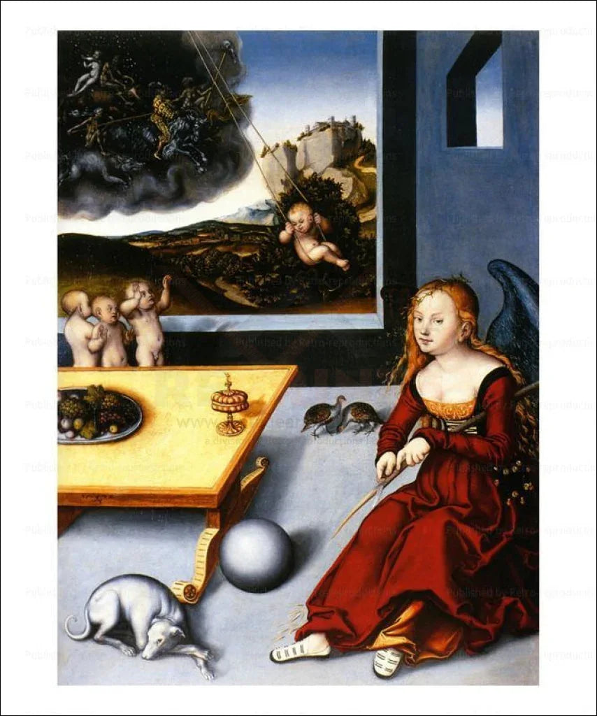 Lucas Cranach the Elder La Melancolie, 1932 - VINTAGEARTREPRINTS.COM