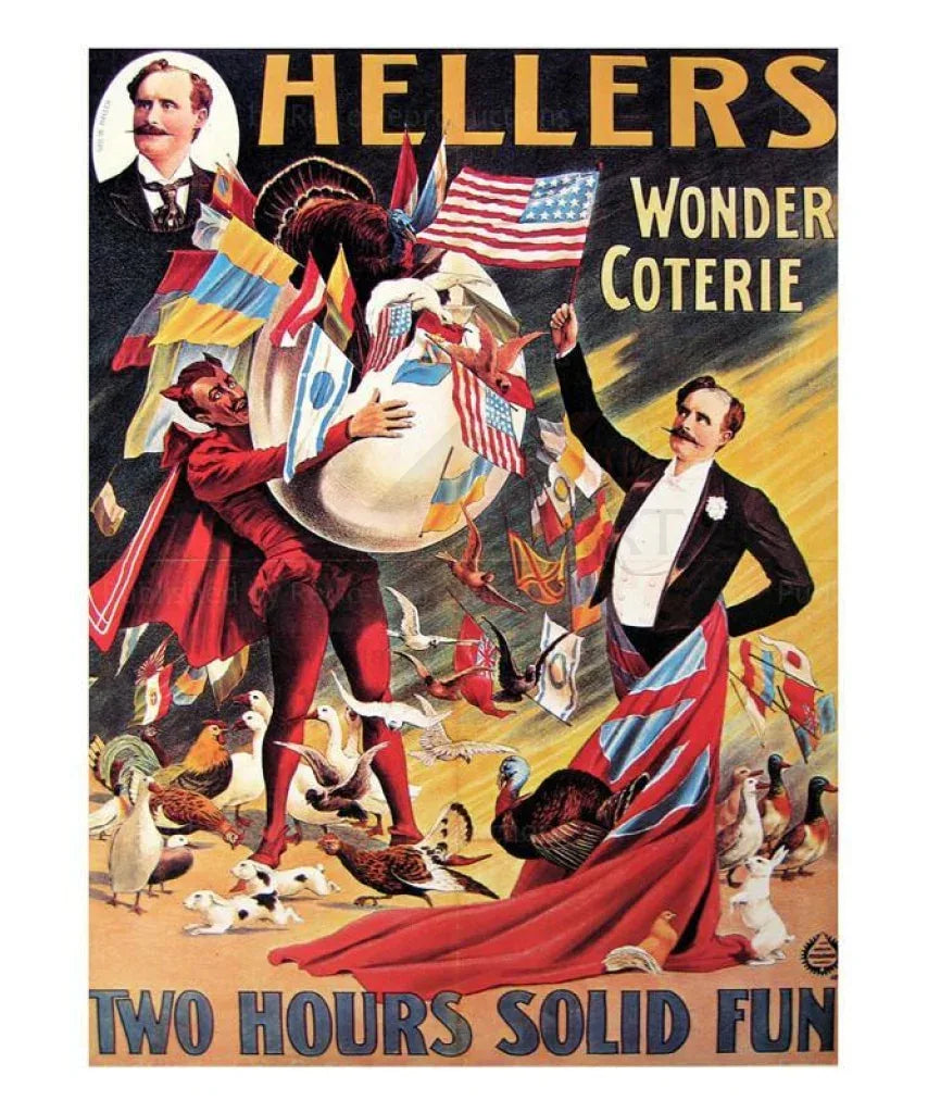 La merveilleuse coterie de Robert Heller, 1907 - VINTAGEARTREPRINTS.COM