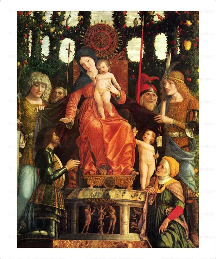 La Vierge de la Victoire, Andrea Mantegna - VINTAGEARTREPRINTS.COM