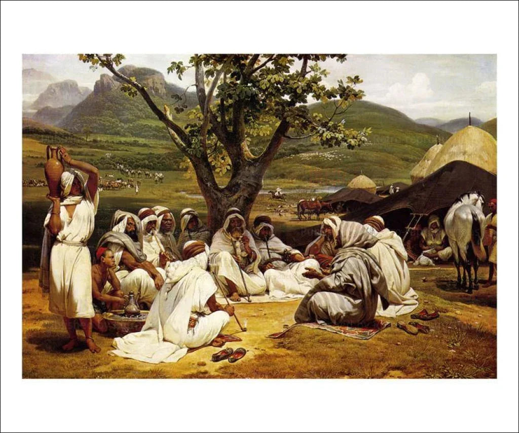L'Arabe Diseur de Contes - VINTAGEARTREPRINTS.COM