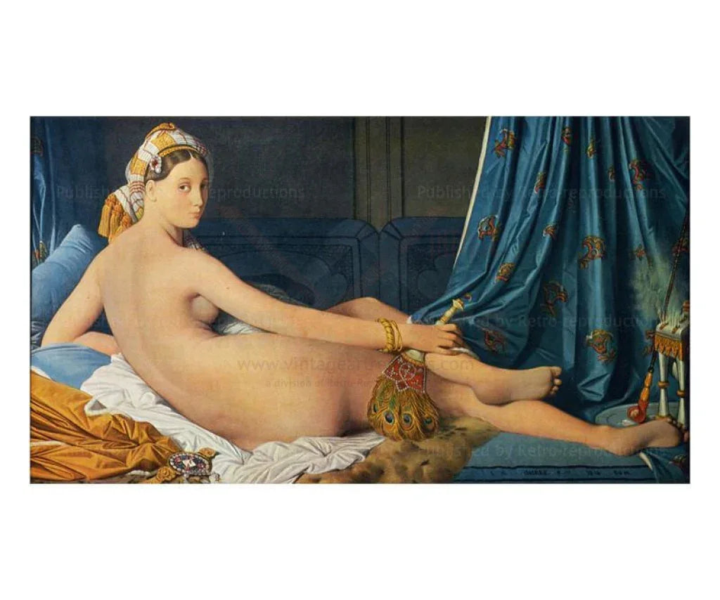 Le Grand Odalisque 19eme - VINTAGEARTREPRINTS.COM