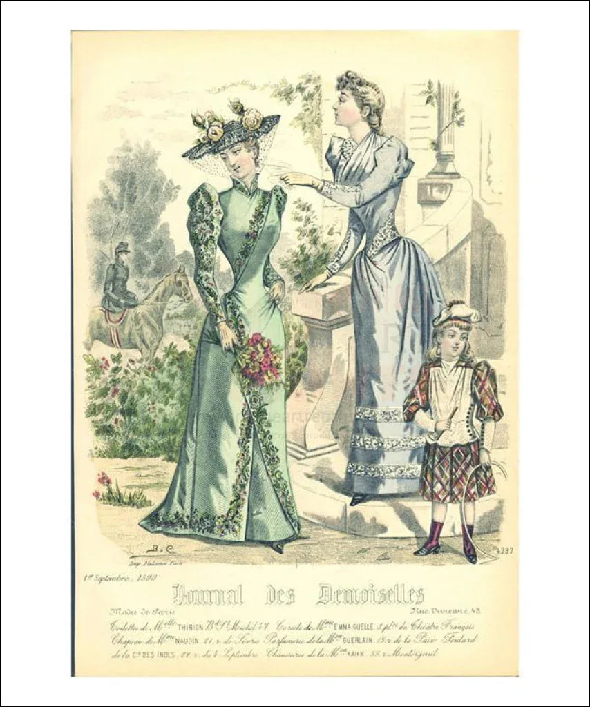 Le Journal des Demoiselles # 4797 - VINTAGEARTREPRINTS.COM