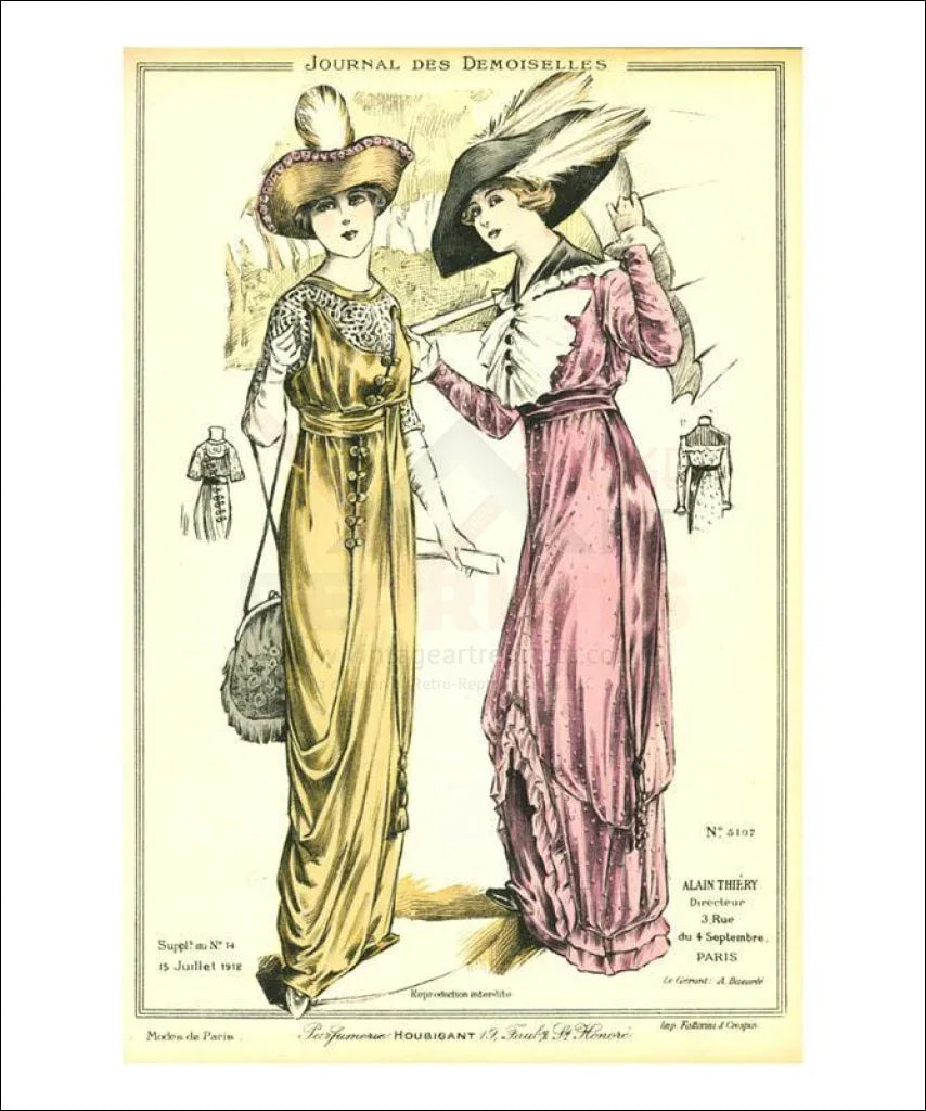 Le Journal des Demoiselles # 4109 - VINTAGEARTREPRINTS.COM