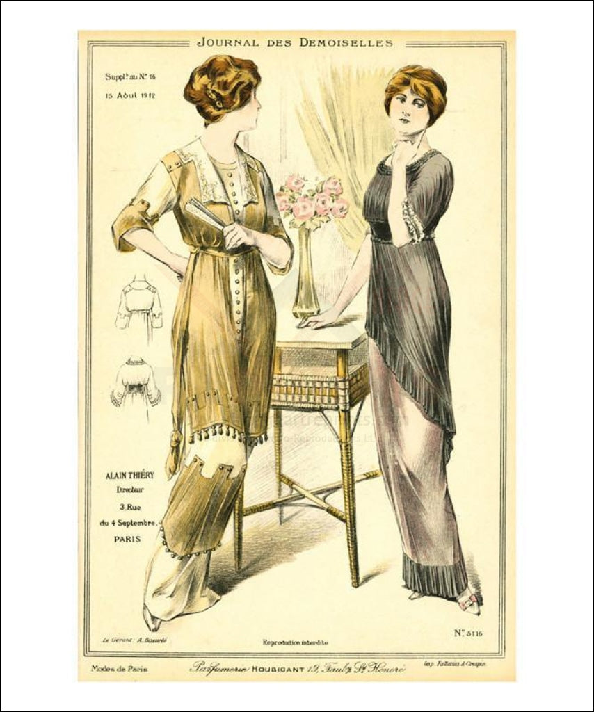 Le Journal des Demoiselles # 5110 - Vintage Art, canvas prints