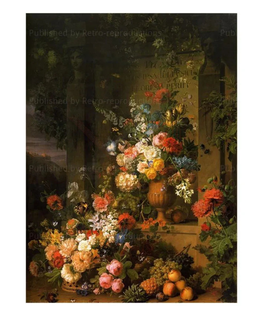 Le Tombeau de Julie 1803 - Jan Frans Van Dael - VINTAGEARTREPRINTS.COM