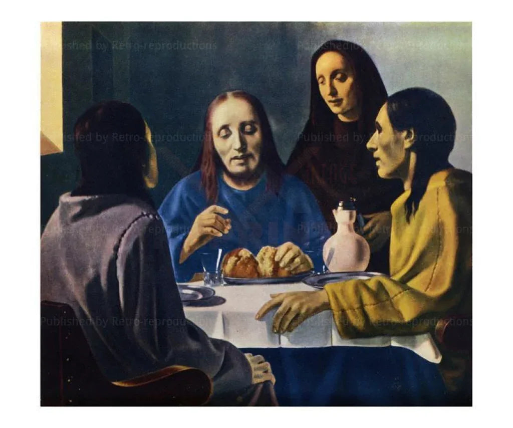Les Disciples d'Emmaus - VINTAGEARTREPRINTS.COM