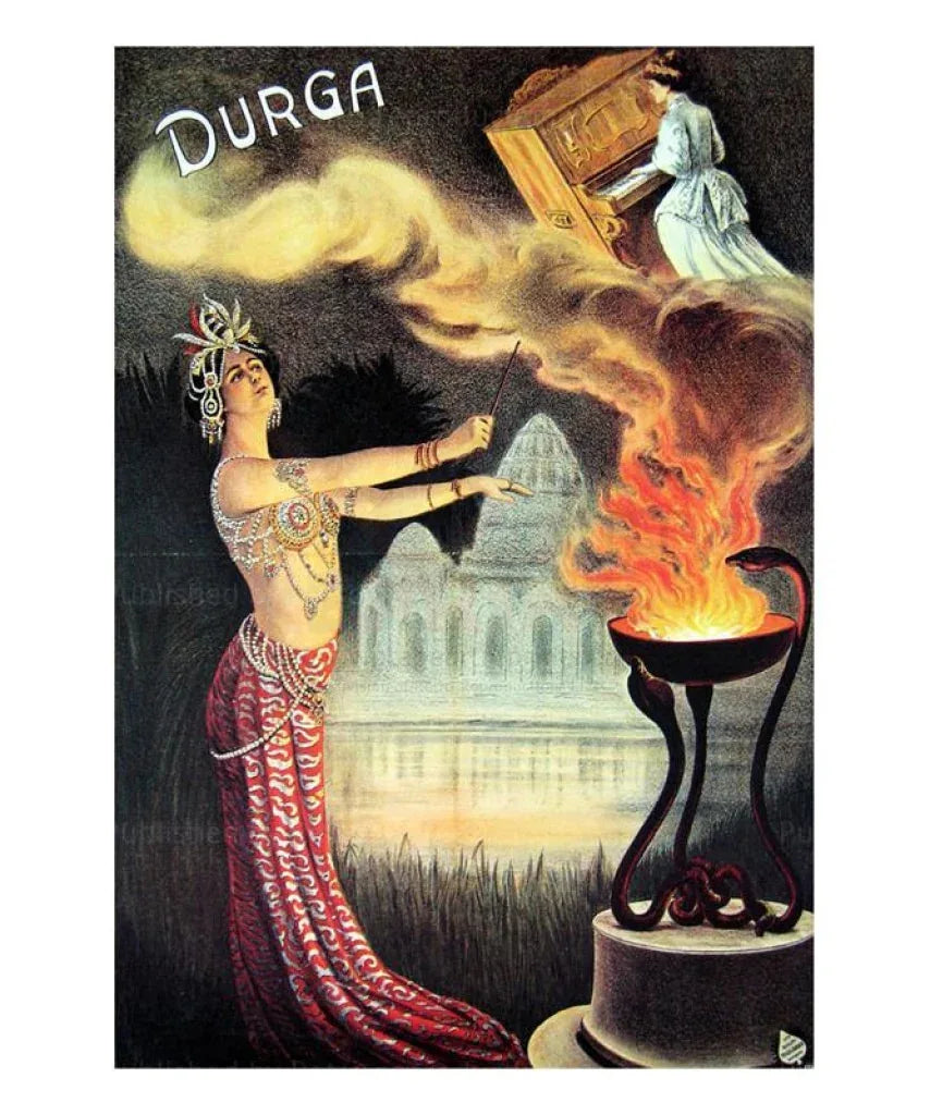 Durga: Hindu Goddess - VINTAGEARTREPRINTS.COM