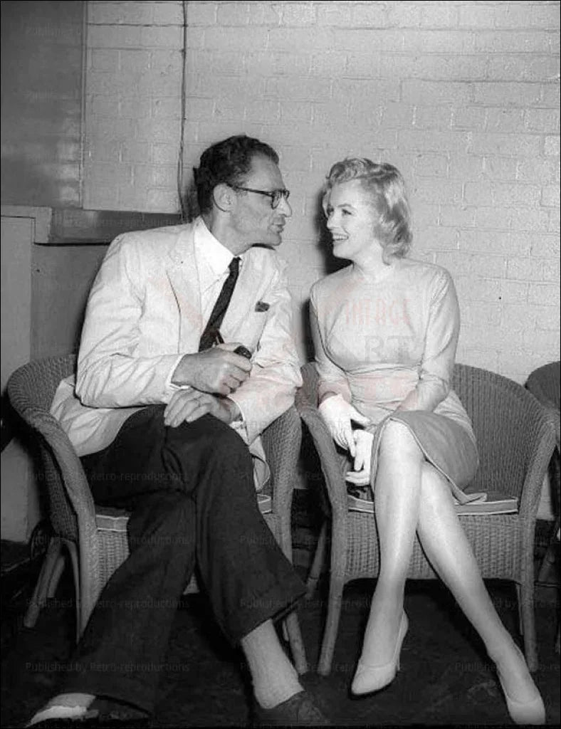 Marilyn Monroe Arthur Miller - VINTAGEARTREPRINTS.COM