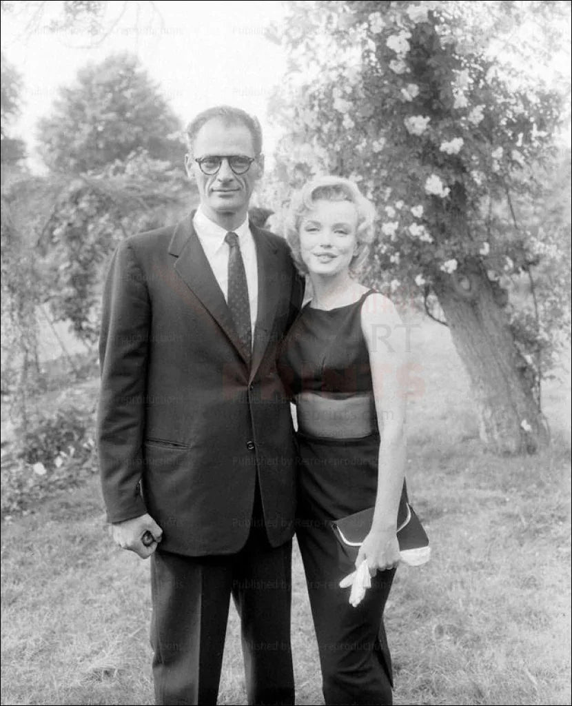 Marilyn Monroe - Arthur Miller - VINTAGEARTREPRINTS.COM