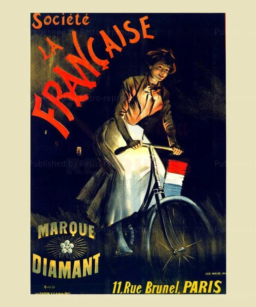 Marque Diamant Bicycles - VINTAGEARTREPRINTS.COM
