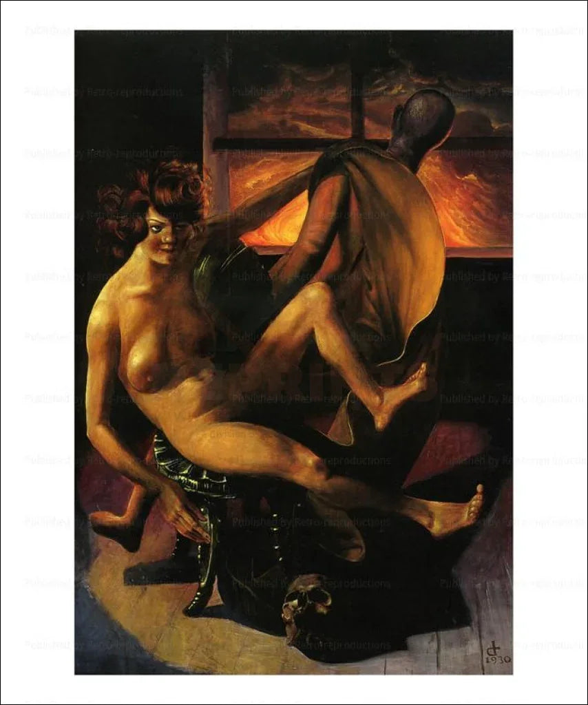Wilhem Heinrich Otto Dix Melancolie - VINTAGEARTREPRINTS.COM