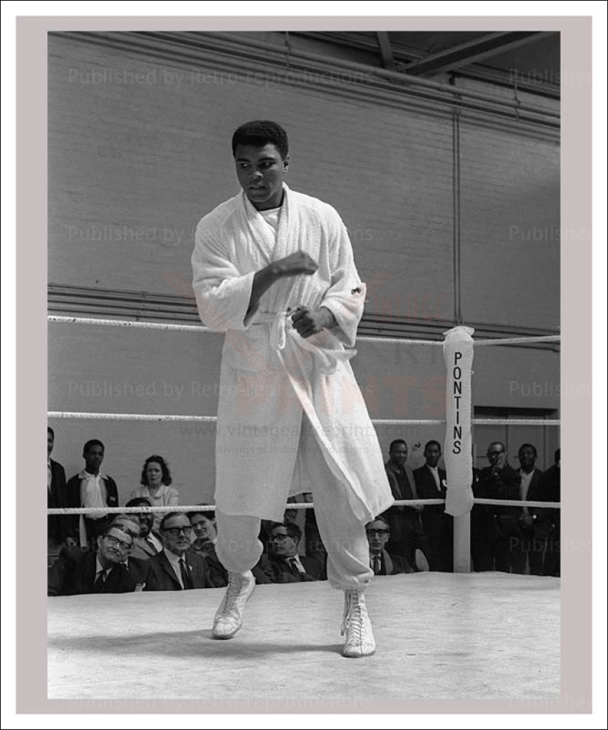 Muhammad Ali - Vintage Art, canvas prints