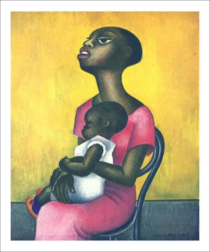 Negro Mother, Miguel Covarrubias - VINTAGEARTREPRINTS.COM
