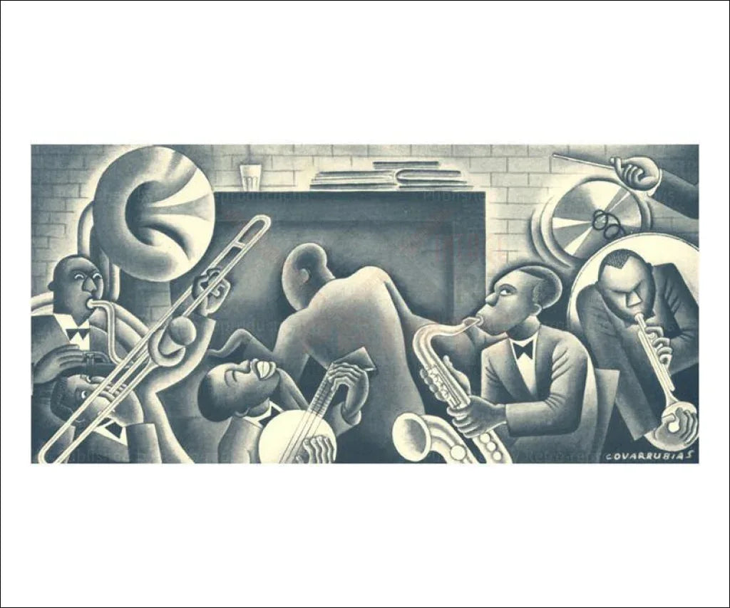 Orchestra No. 40, Miguel Covarrubias - VINTAGEARTREPRINTS.COM