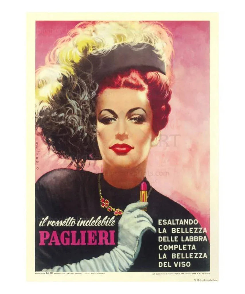 Paglieri - Lipstick - VINTAGEARTREPRINTS.COM