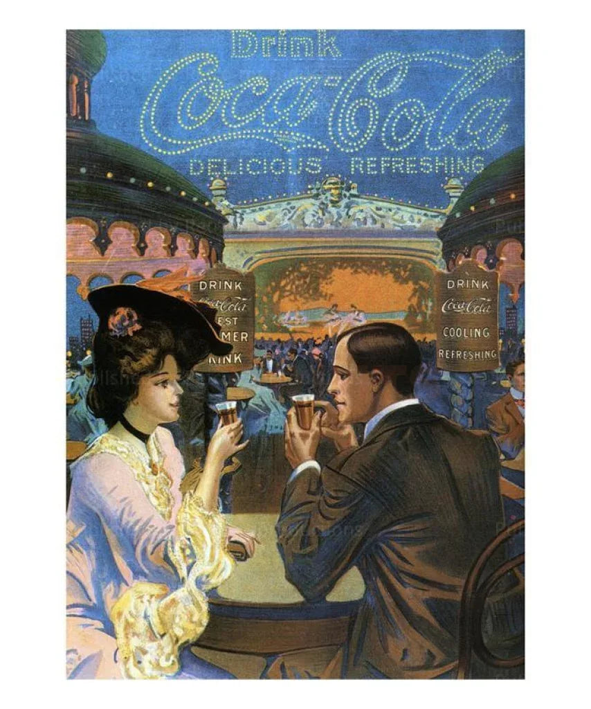 Paris Cafe scene 1890's - VINTAGEARTREPRINTS.COM