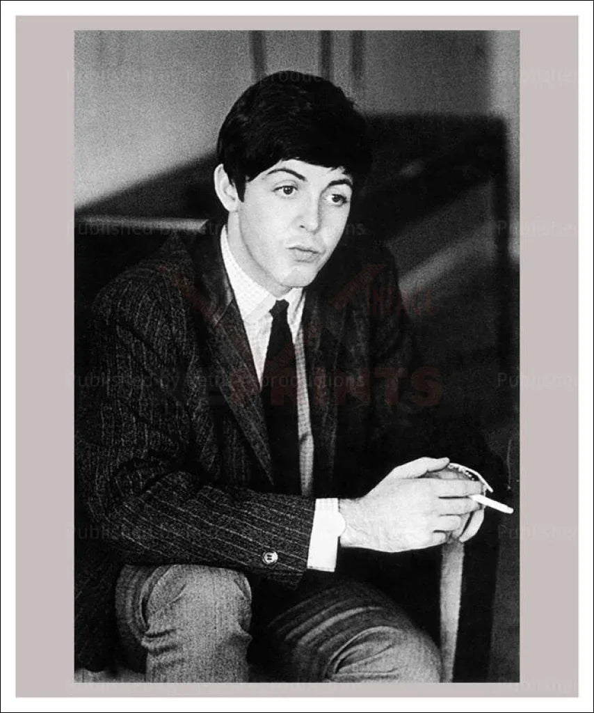 Paul Mc Cartney - Beatles Band - VINTAGEARTREPRINTS.COM