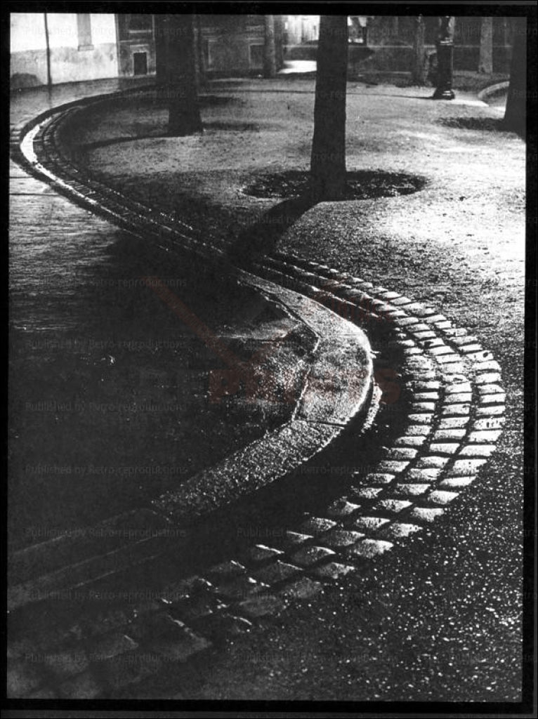 Brassai - Vintage Art, a boardwalk in a snake shape Paris