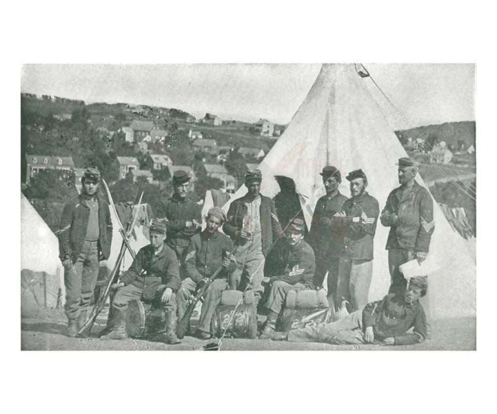 Photographic Print, Company E New York Volunteers - VINTAGEARTREPRINTS.COM